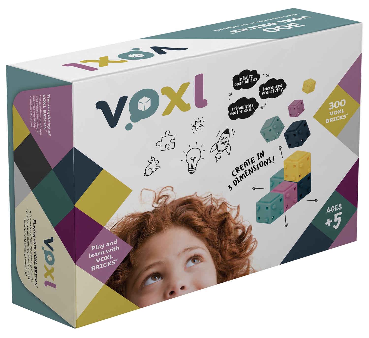 VOXL BRICKS 300 stk
